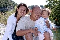 Portrait of a Vietnamese family