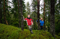 Gunleik and Vivi in Oslo forest